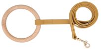 Pet Life 'Ever-Craft' Boutique Series Beechwood and Leather Designer Dog Leash