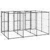 Outdoor Dog Kennel Steel 78.1 ft¬≤