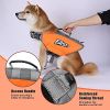 Dog Life Jacket; Reflective Dog Safety Vest Adjustable Pet Life Preserver with Strong Buoyancy and Durable Rescue Handle for Swimming; Surfing; Boatin